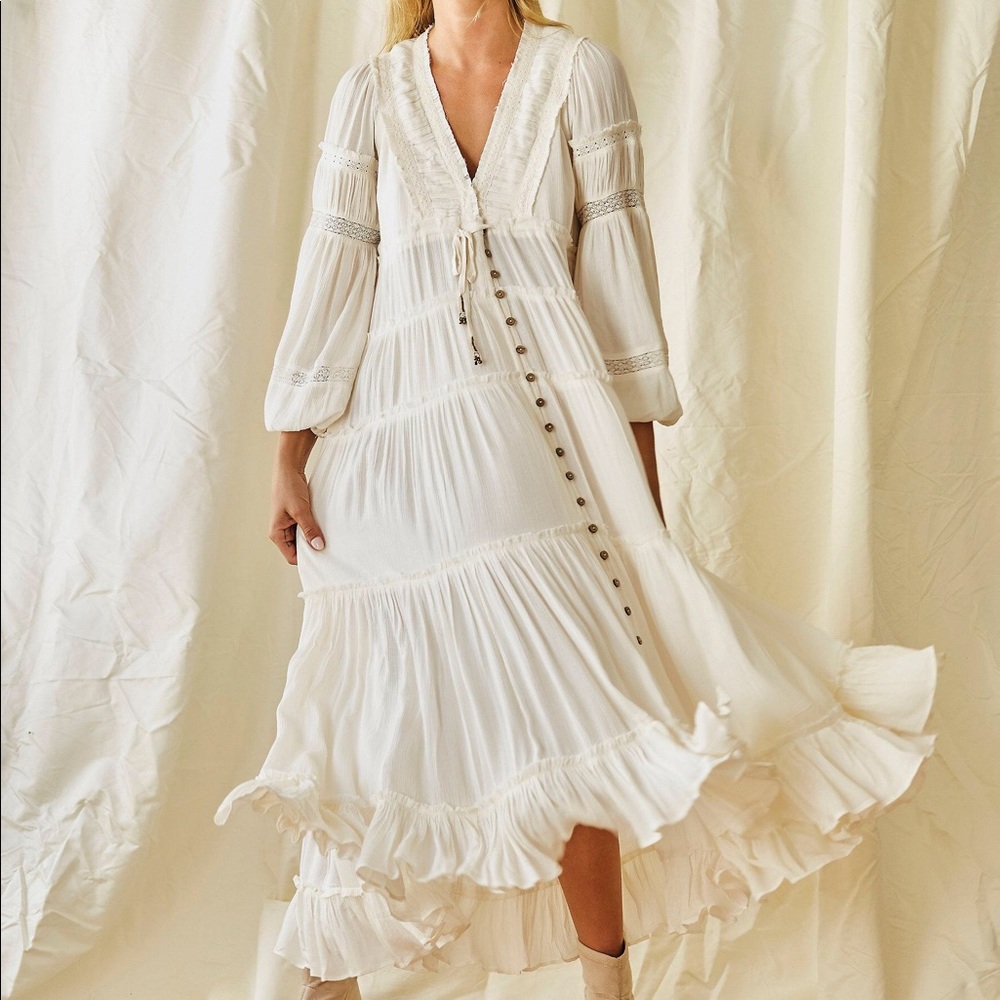 Free People Cassis Midi Dress